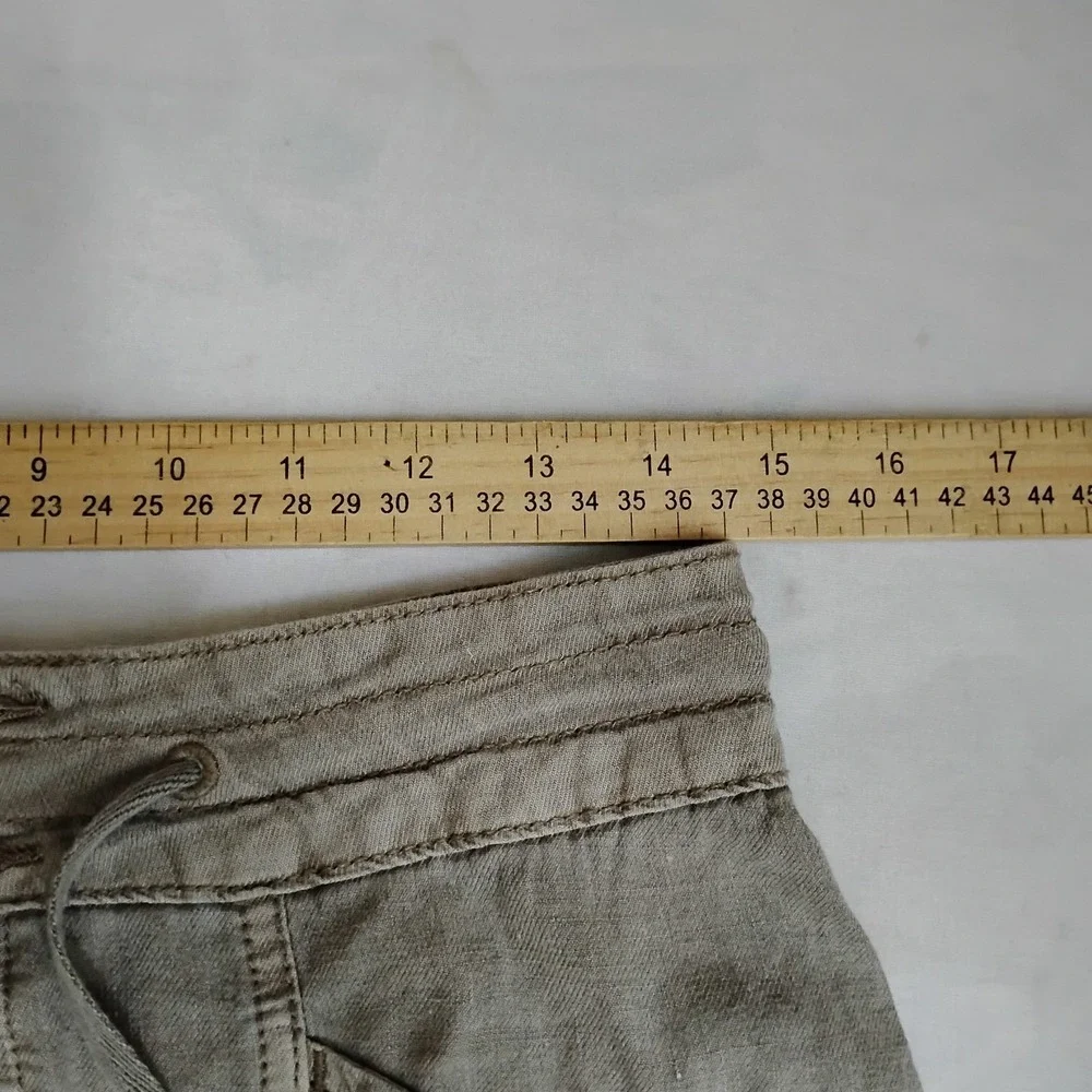 American Eagle Pants 4 Relaxed Fit Slim Cargo Linen Grunge Skater Gorp‎ Beach